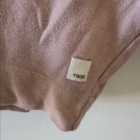 Vuori Sunnyside Oversized Crewneck Sweatshirt Dogwood Pink Size M - Picture 7 of 9